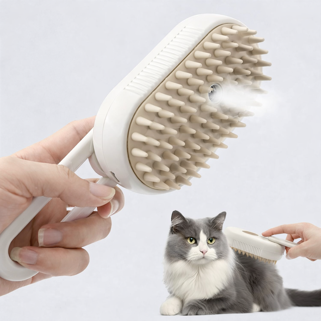 Steam Brush for Dog/Cat