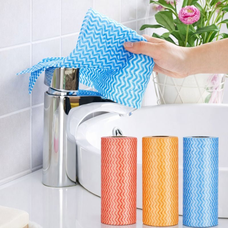 Disposable Kitchen Towels Cleaning Cloths (75 pieces)