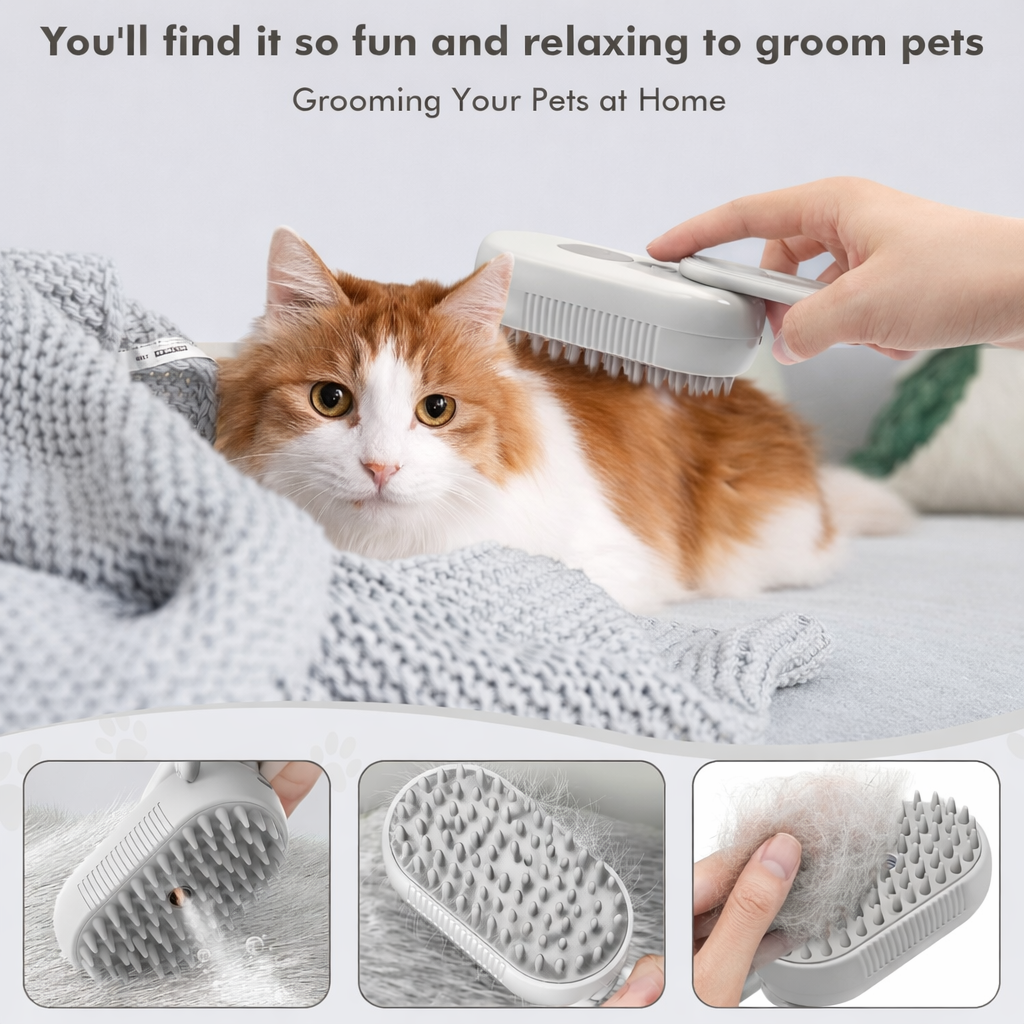 Steam Brush for Dog/Cat